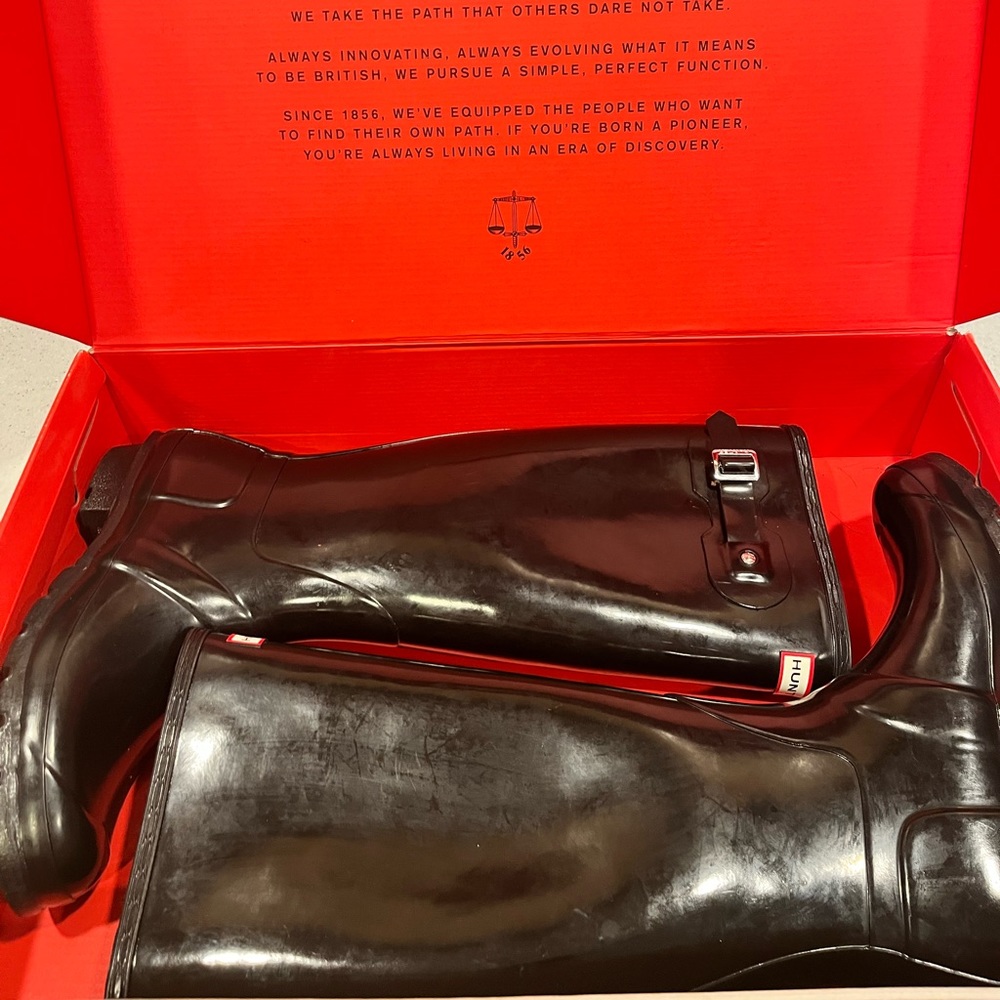 Hunter Boots Size 9